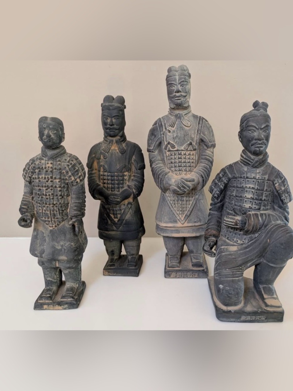 Set of 4 Terracotta Warriors from Xian